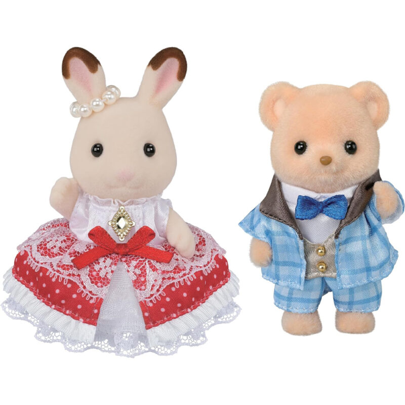 Conejo Chocolate Oso Sylvanian Families 40 Anniversary Set C-76