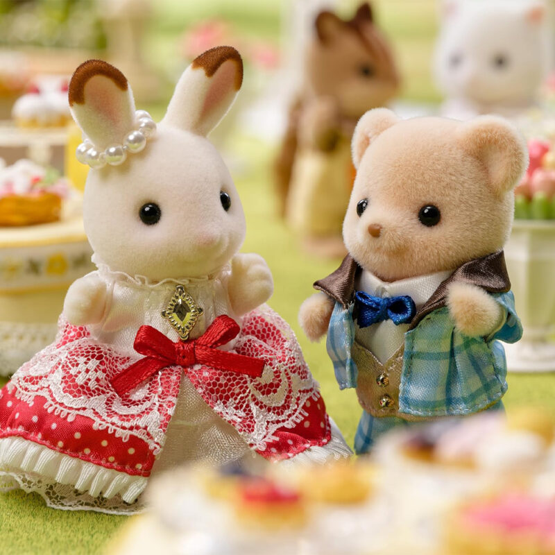 Conejo Chocolate Oso Sylvanian Families 40 Anniversary Set C-76 - Imagen 3