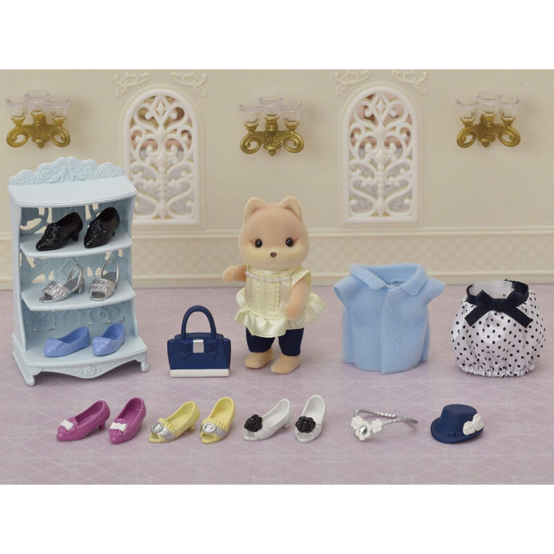 Fashion Play Set Town Girls Series Shoes Collection Sylvanian Families TVS-13 - Imagen 2