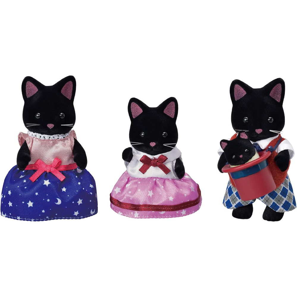 Familia Gato Negro Sylvanian Families FS-37