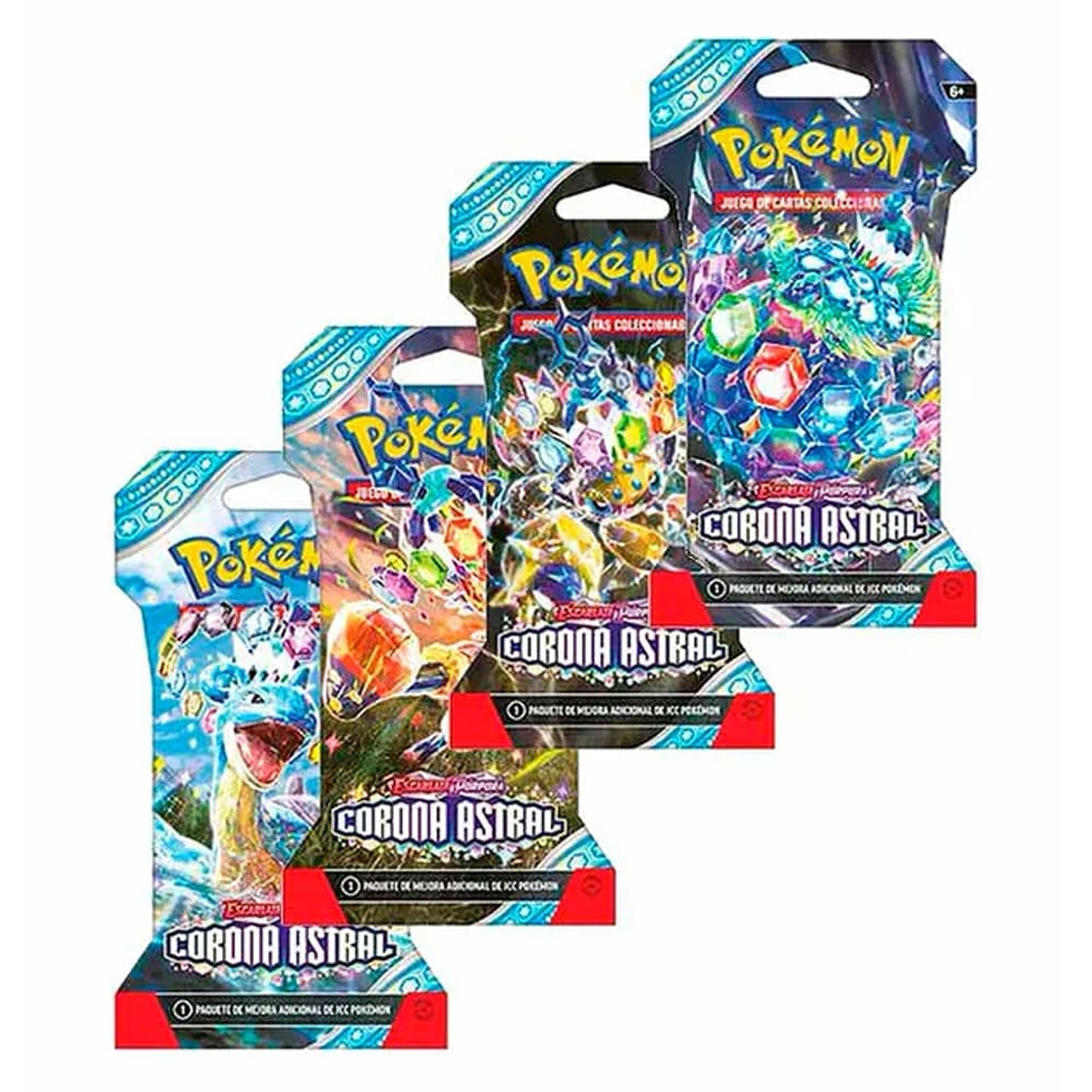 Escarlata y Púrpura Corona Astral Sleeved Booster