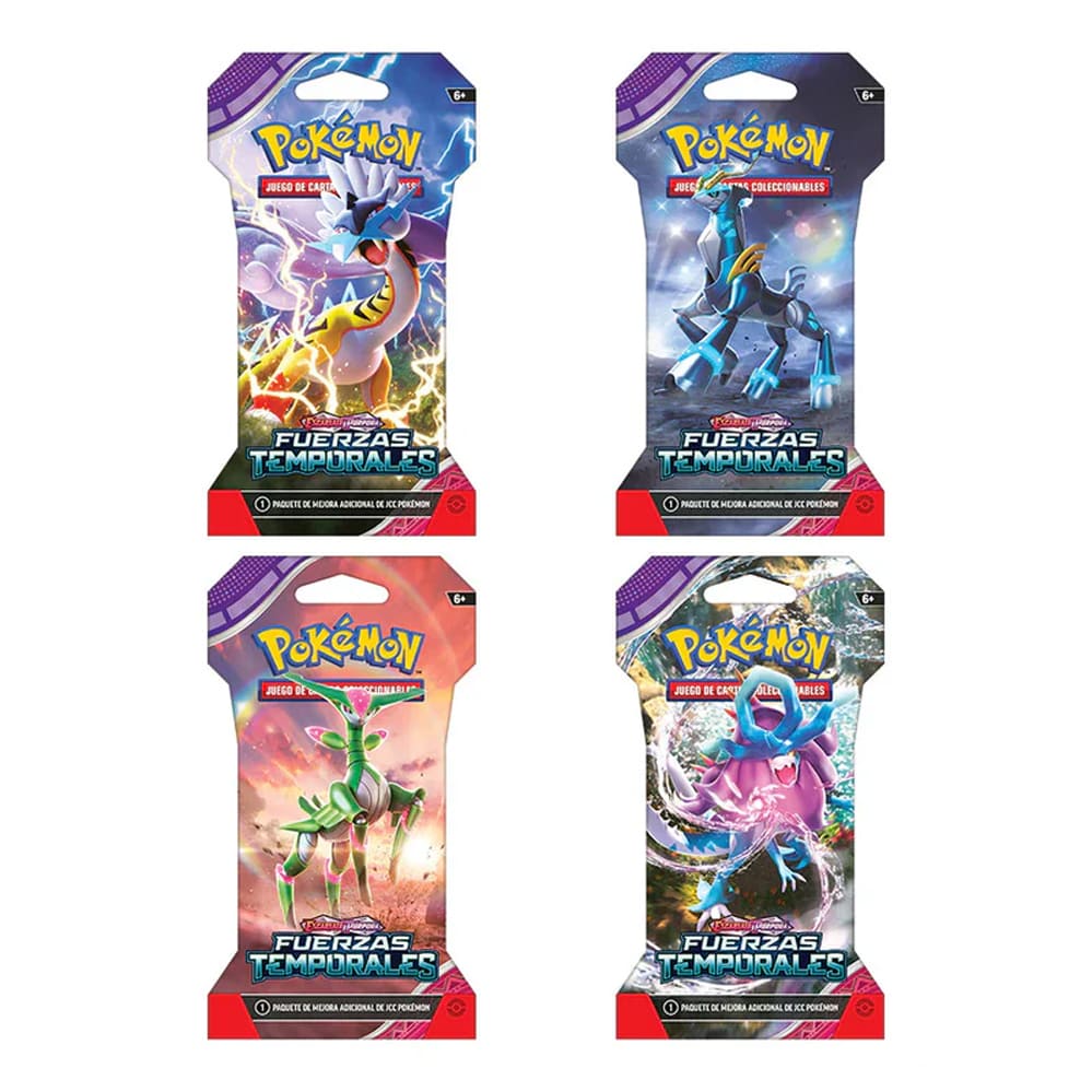 Escarlata y Púrpura Fuerzas Temporales Sleeved Booster