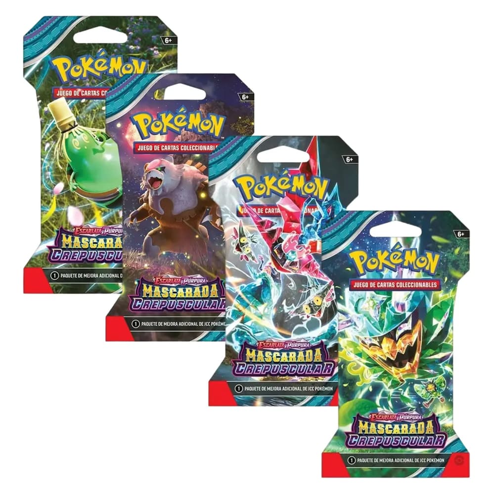 Escarlata y Púrpura Mascarada Crepuscular Sleeved Booster